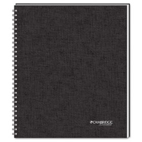 Mead Cambridge Wirebound Business Notebook, 8 1/2in x 11in, 80 Sheets