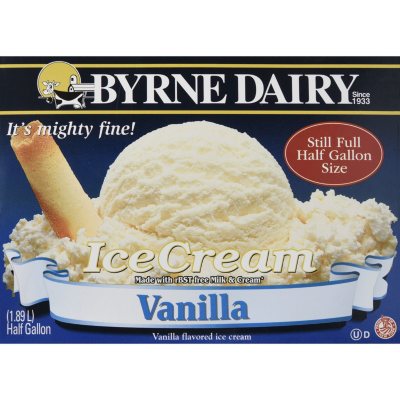 Byrne Dairy Ice Cream Assorted Flavors Half Gallon Cartons 2 Pk Sam S Club
