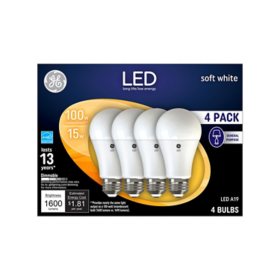 GE Soft White Light Bulbs, 15 W - 2 pack