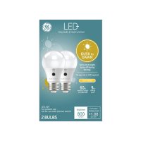 LED+ Dusk to Dawn SW 60W Replacement LED General Purpose A19 Light Bulb 2pk