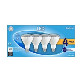 GE Daylight LED 65W Replacement Indoor Floodlight BR30 Light Bulbs (4-Pack)