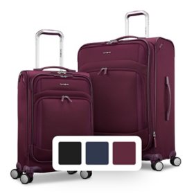 Samsonite Xpression 2-Piece Softside Spinner Luggage Set, Assorted Colors