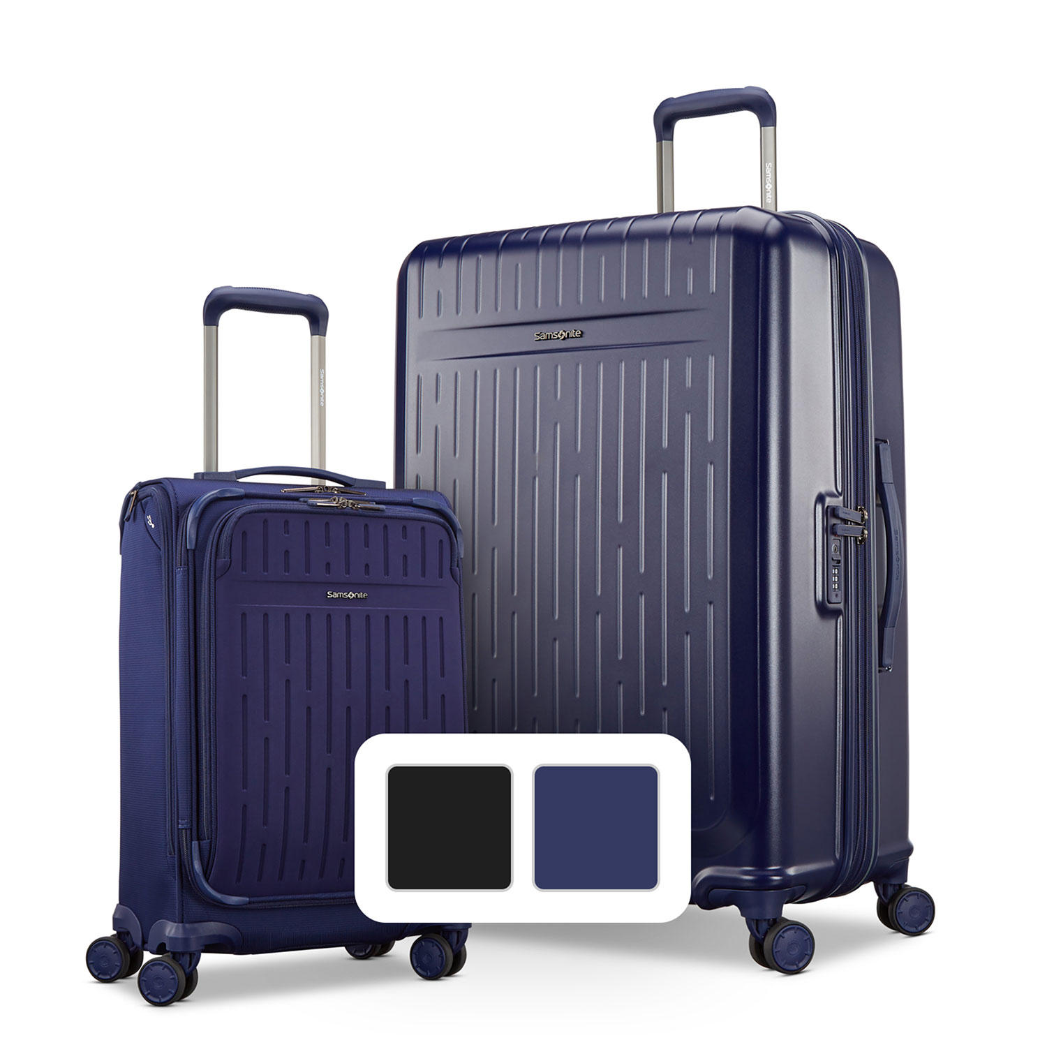 Samsonite Symmetry 2pc Hybrid Luggage Set -Blue