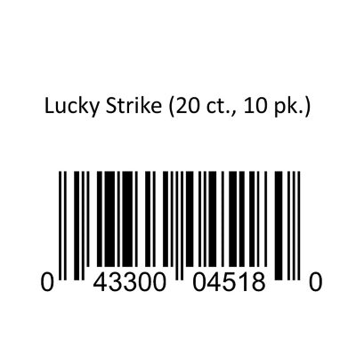 Lucky Strike Regular Kings Soft Pack Ct 10 Pk Sam S Club