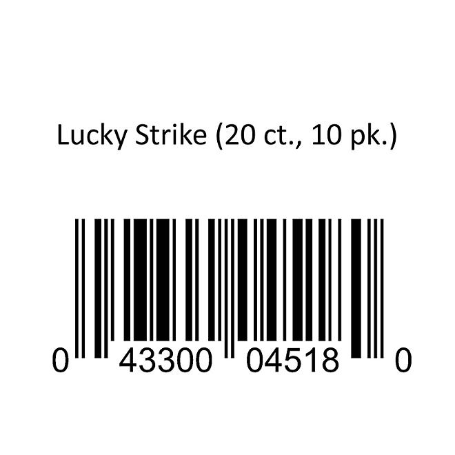 Lucky Strike (20 ct., 10 pk.)