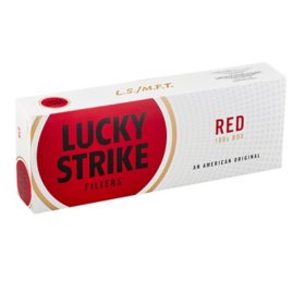 Lucky Strikes Red 100s