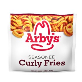 Arby's Seasoned Curly French Fries, Frozen, 4 lbs.