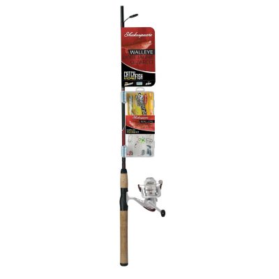 Shakespeare Catch More Fish Walleye Spinning Combo with Tackle Pack - Sam's  Club