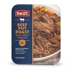 Swift Beef Pot Roast With Gravy, Fully Cooked (3 lbs.)