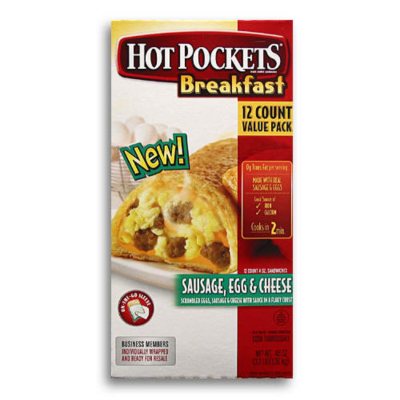 Hot Pockets® Sausage Egg & Cheese - 12/4oz - Sam's Club