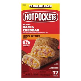 Hot Pockets Ham & Cheddar Stuffed Sandwiches, Frozen (17 ct.)