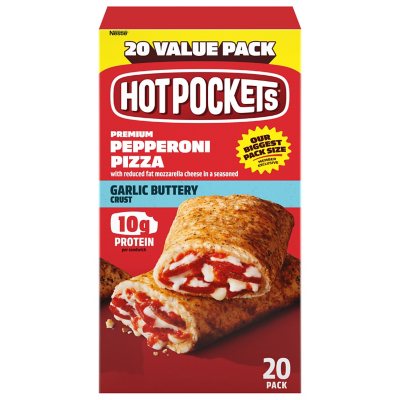 Hot Pockets Pepperoni Pizza Sandwiches, Frozen (20 ct.) - Sam's Club