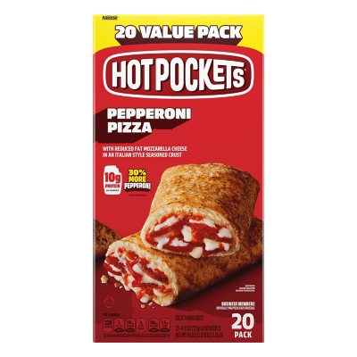 Hot Pockets Pepperoni Pizza Sandwiches, Frozen (20 ct.) - Sam's Club