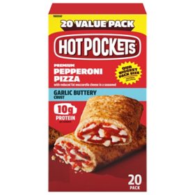 Hot Pockets Pepperoni Pizza Sandwiches, Frozen, 20 ct.