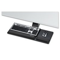 Fellowes - Designer Suites Compact Keyboard Tray, 19w x 9-1/2d -  Black