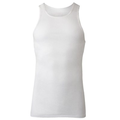 Hanes Men's 6-Pack Comfort Soft Tagless Tanks Underwear White Size