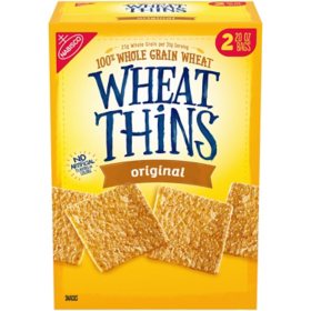 Wheat Thins Original Whole Grain Wheat Crackers, 20 oz., 2 pk.