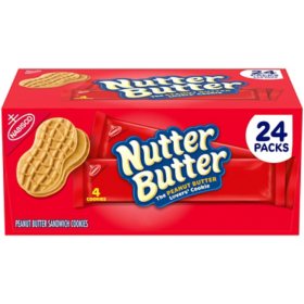 Nutter Butter Peanut Butter Sandwich Cookies, 1.9 oz., 24 pk.