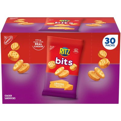 RITZ BITS Cheese Sandwich Crackers, 1 oz, 48 Count