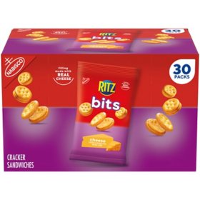 RITZ Bits Cheese Sandwich Crackers, 1.5 oz., 30 pk.