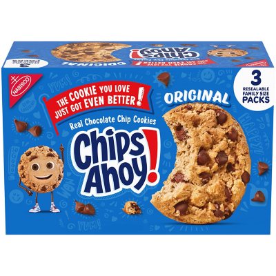 CHIPS AHOY! Chocolate Chip Cookies, Family Size (3 pk.) - Sam's Club
