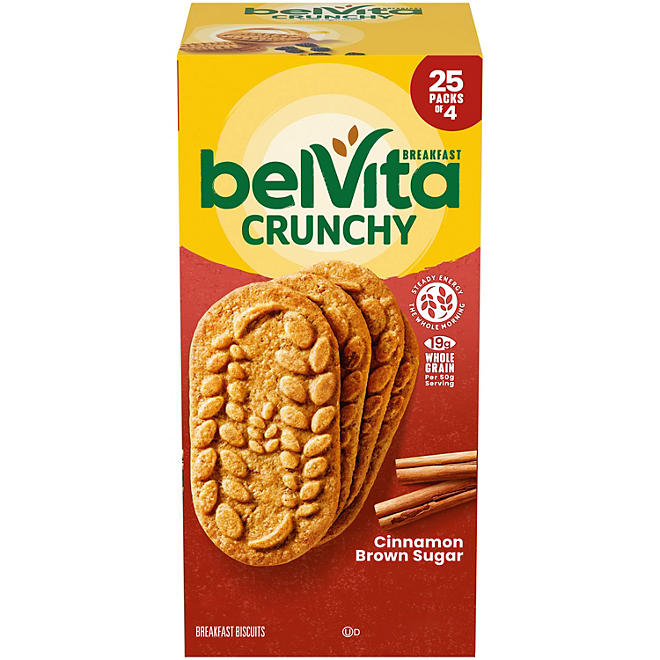 Belvita Cinnamon Brown Sugar Breakfast Biscuits (25 ct.)
