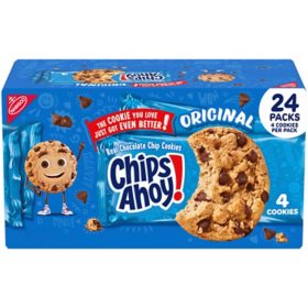 CHIPS AHOY! Chocolate Chip Cookies, Snack Packs 1.55 oz., 24 pk.