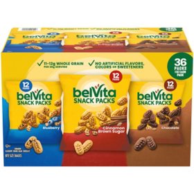 belVita Bites Breakfast Biscuits Variety Pack, 1 oz., 36 pk.