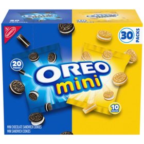 OREO Mini Mix Sandwich Cookies Variety Pack 1.5 oz., 30 pk.