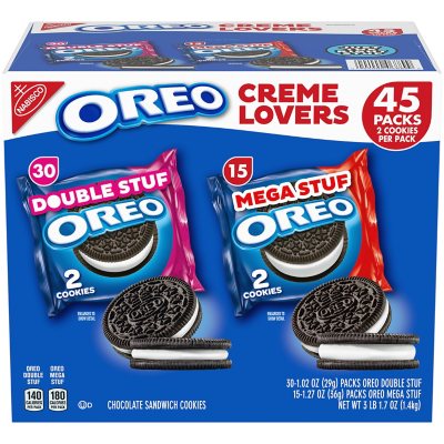 Oreo Creme Lovers Variety Pack 45 Ct Sam S Club