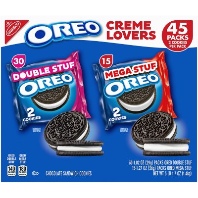 Oreo Creme Lovers Variety Pack 45 Ct Sam S Club