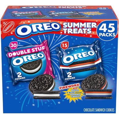Oreo Double Stuf Cookies And Oreo Firework Cookies Summer Treats Variety Pack 45 Pk Sam S Club