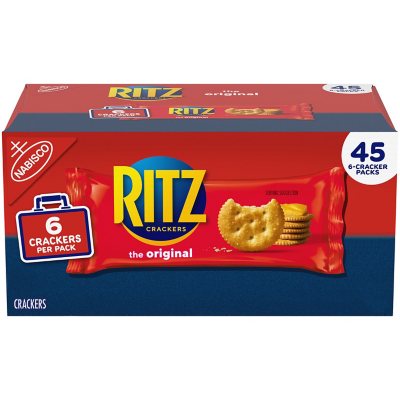 RITZ Original Crackers, Snack Packs 45 ct. Sam's Club