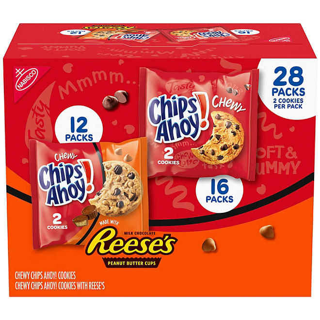 CHIPS AHOY! Chewy Chocolate Chip Cookies Variety Pack 28 pk.