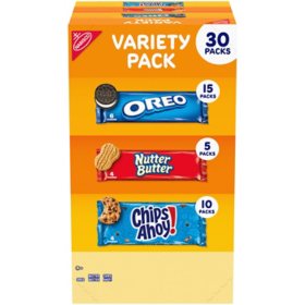 Nabisco Cookie Variety Pack with OREO, Chips Ahoy!, Nutter Butter (30 pk.)