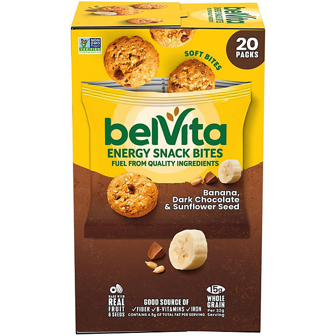 belVita Energy Snack Bites 1.1 oz., 20 pk.