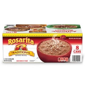 Rosarita Traditional Refried Beans (8 pk.)