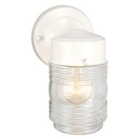 Jelly Jar by Design House Outdoor Downlight - White