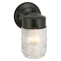 Jelly Jar by Design House Outdoor Downlight - Black