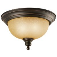 Design House 2-Light Ceiling Mount Bristol Collection - Oil Rubbed Bronze