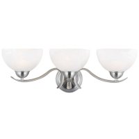 Design House 3-Light Vanity Light Trevie Collection - Satin Nickel