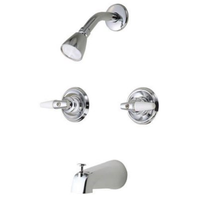 Chrome Double Handle Tub/Shower Faucet - Sam's Club