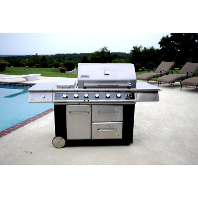 Jenn-Air Stainless Steel 4-Burner Built-In Grill at