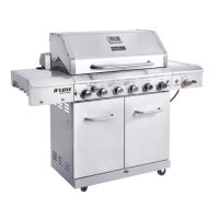 Nexgrill 6 Burner Gas Grill with Searing Side Burner and Rotisserie Burner
