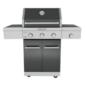 Kitchenaid 3 Burner Outdoor Propane Bbq With Side Burner Sam S Club