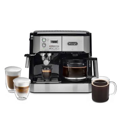 De’Longhi All-In-One Pump Espresso & 10-Cup Drip Coffee Machine with Advanced Cappuccino System