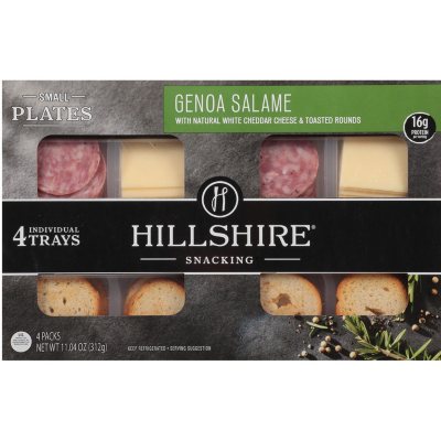 Hillshire Snacking Genoa Salami, Cheese and Toasted Rounds (4 pk.) - Sam's  Club