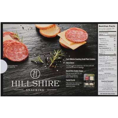 Hillshire Snacking Genoa Salami, Cheese and Toasted Rounds (4 pk.) - Sam's  Club