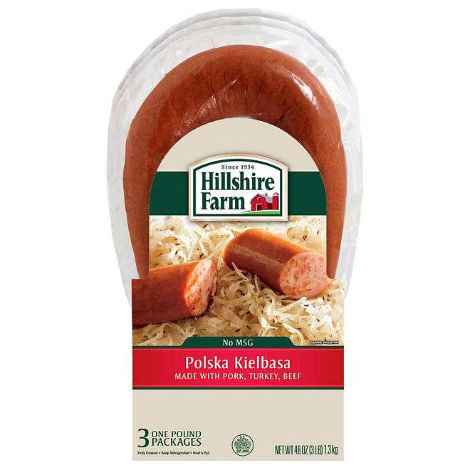 Hillshire Farm Polska Kielbasa Sausage (1 lb., 3 pks.)