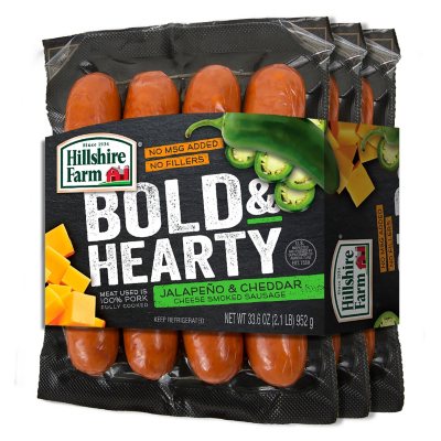 Hillshire Farm Jalapeno and Cheddar Cheese Smoked Sausage (3 pk.) Sam